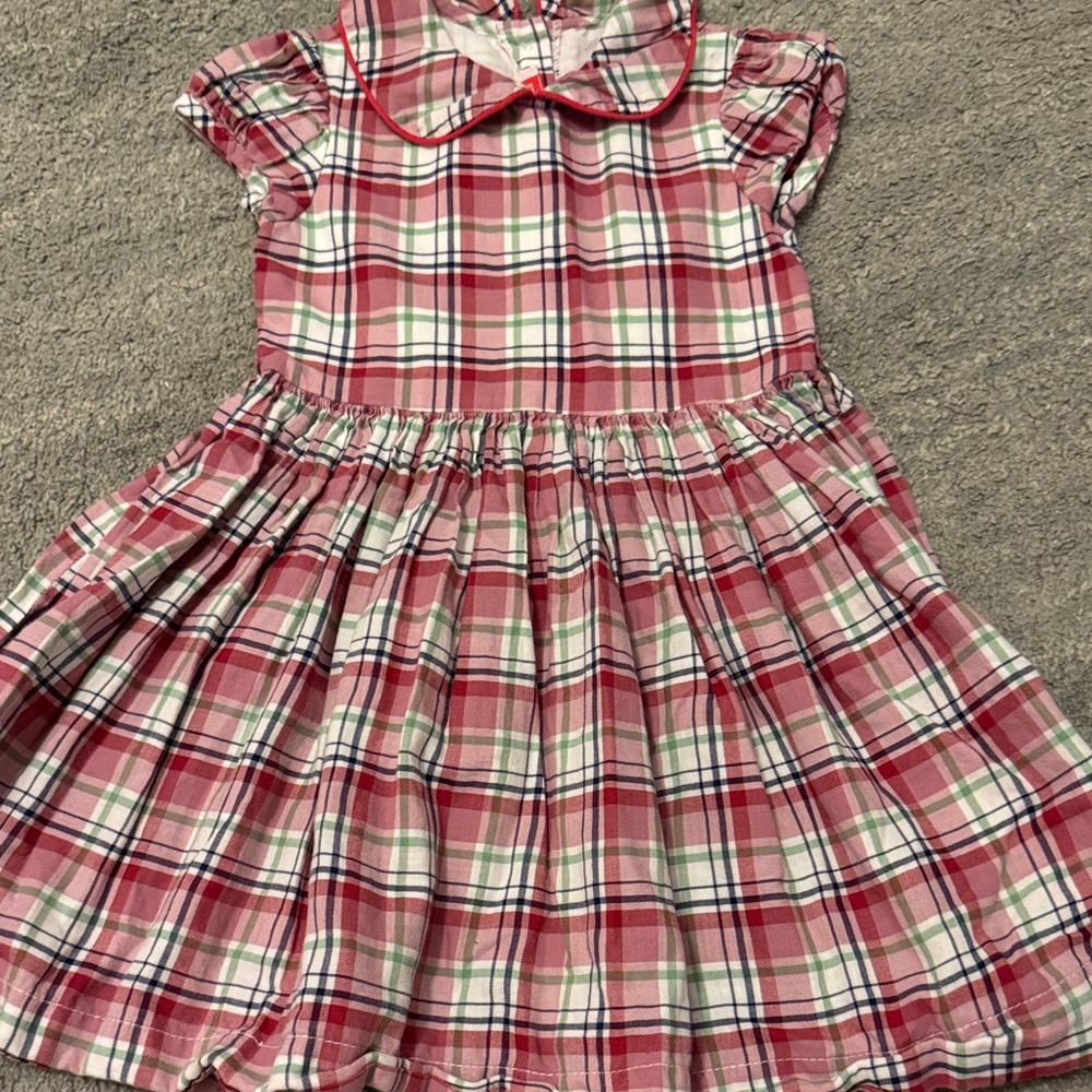 Kayce Hughes Plaid Pink Kids Dress